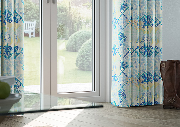 Faded Glamour, China Blue White - Made To Measure Curtains - Image 5